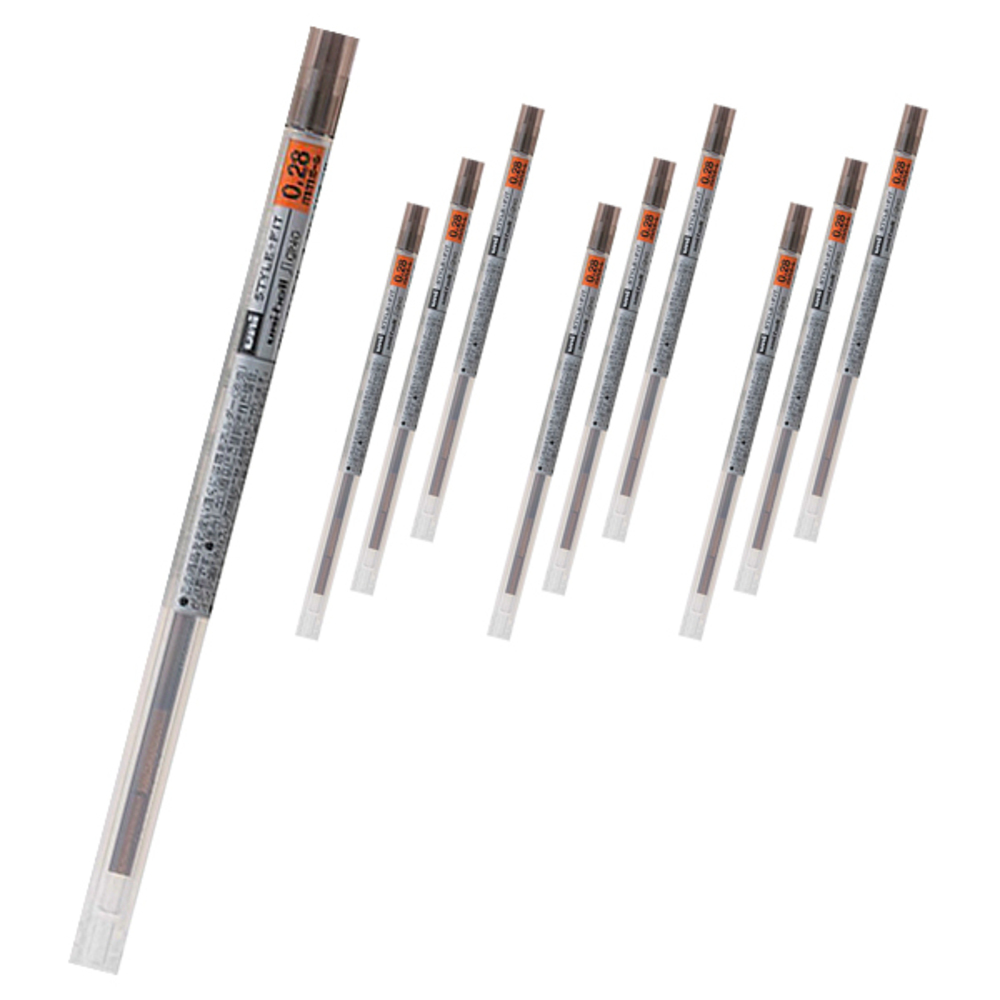 유니 시그노 스타일핏트 젤잉크 리필심 0.28mm UMR-109, 브라운블랙, 10개 7,700원