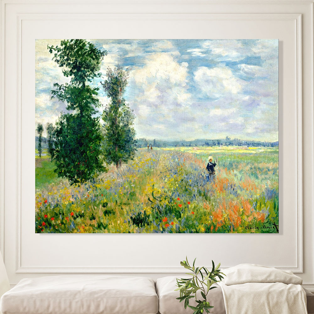 세잔느화실 명화 캔버스 인테리어 현관액자 클로드 모네 양귀비 들판 21,130원