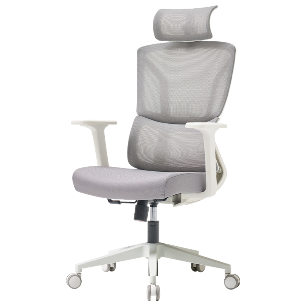 듀오백 T-ZERO-W 메쉬 사무용 컴퓨터 책상 의자, 그레이 179,000원