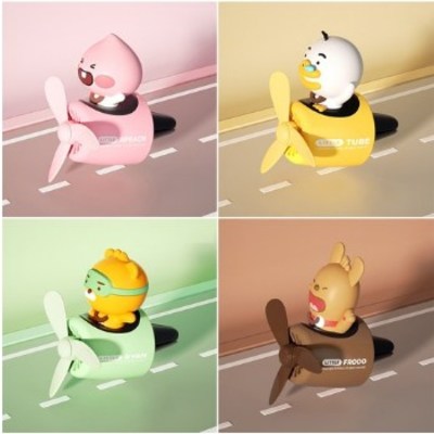 락톡마켓 차량용방향제 톡톡방향제 3매입 카카오프랜즈 프로펠러 방향제 리필가능 에어컨송풍구, 1개 14,940원