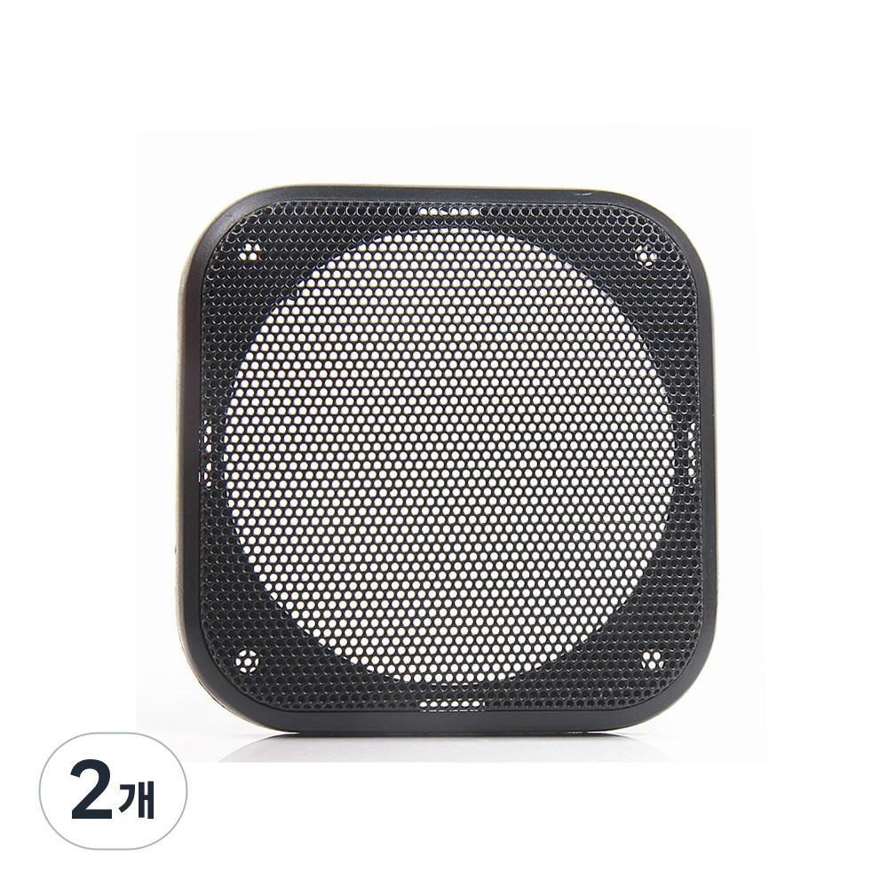 사각형스피커그릴 네트 커버, 2개, 4인치 사이즈 블랙 18,090원