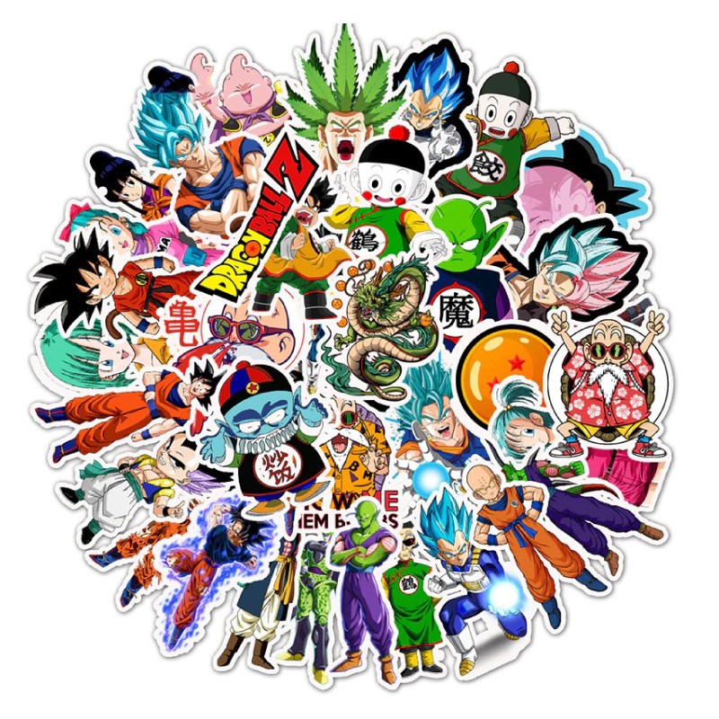 드래곤볼 방수 코팅 캐리어 노트북장식 스티커, 1개 3,500원