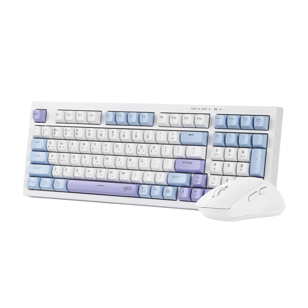 지클릭커 오피스프로 WMK50 사일런스 M 98 무선 키보드 마우스 세트, WMK50, 스카이시티, 일반형 39,800원