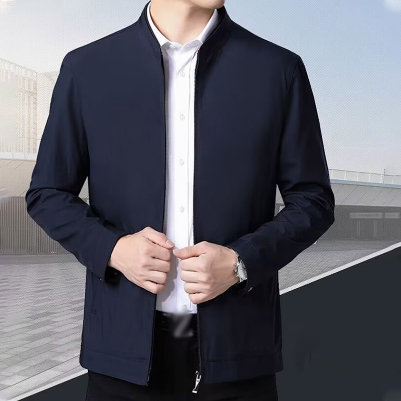 중년 남자 점퍼 봄가을 캐주얼 터틀넥 집업 자켓 빅사이즈 보온 고급 상의 기질 상의 춘추 루즈핏 데일리 아빠룩 코트 아우터 간절기 루즈핏 트랜치코트 30,680원