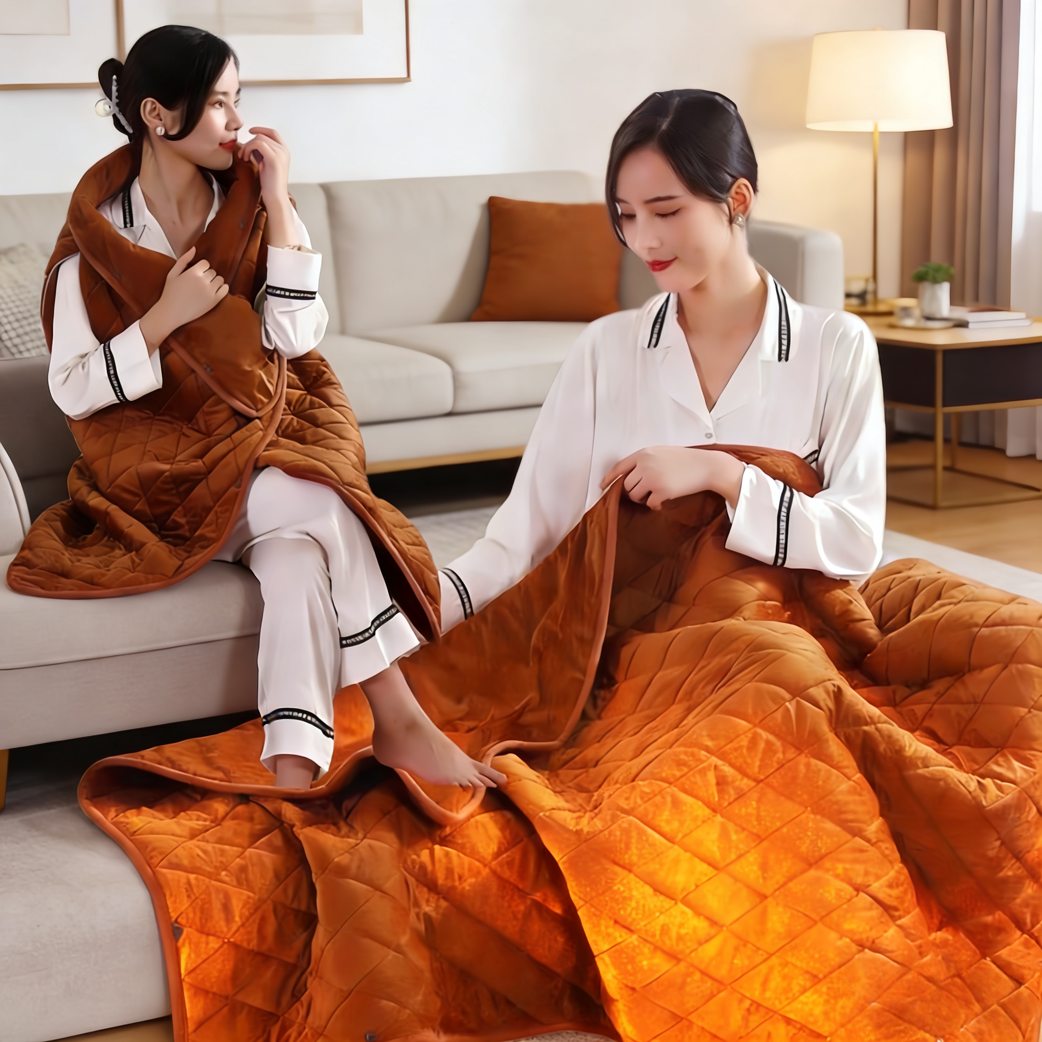 KC인증 전기 담요 USB 사무실 무릎 담요 온열찜질기 온열 매트 손난로 전기장판 차박 전기요 발열 케이프 15,900원