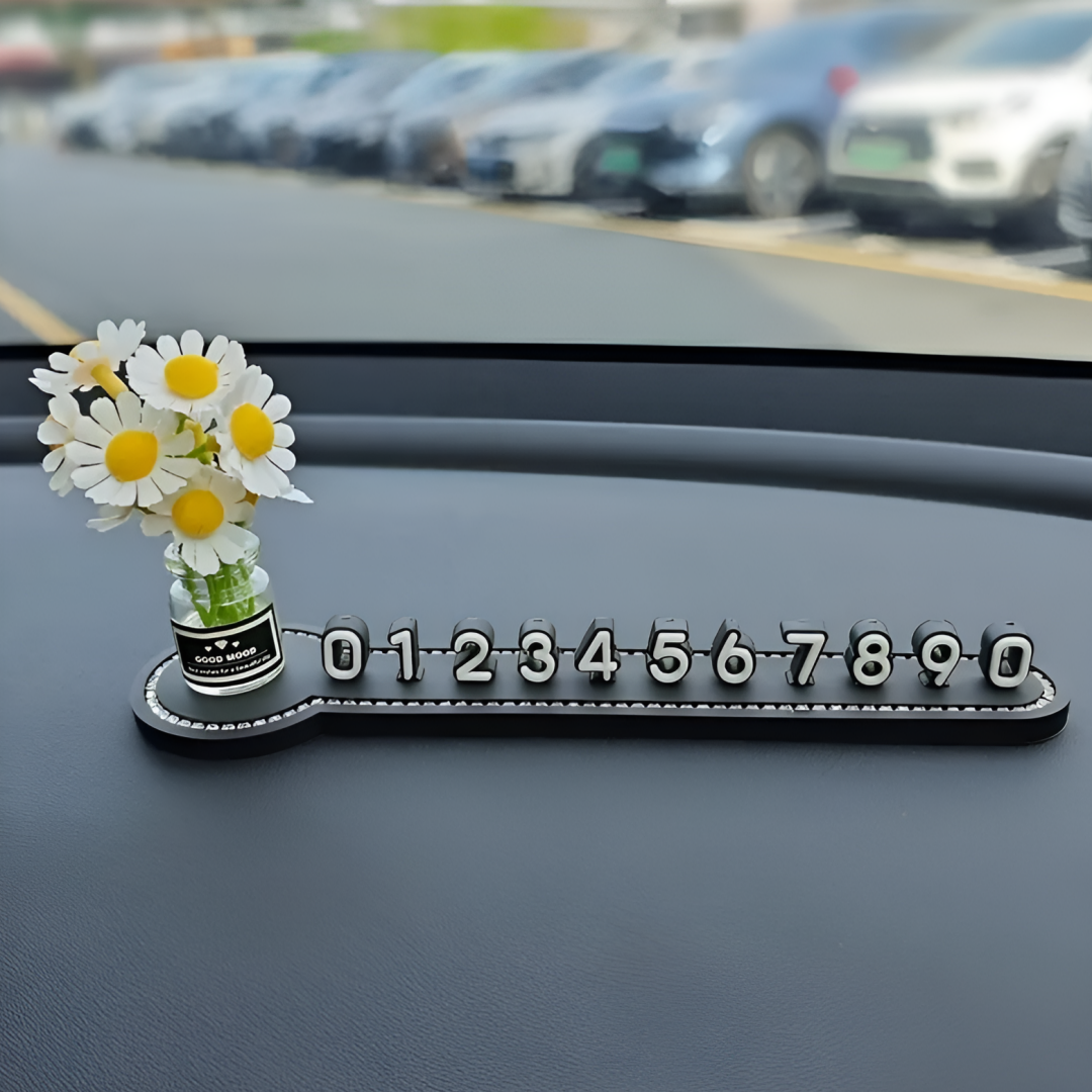 인테리어 효과 입체 꽃 화병 미니어처 주차 번호판 8,900원