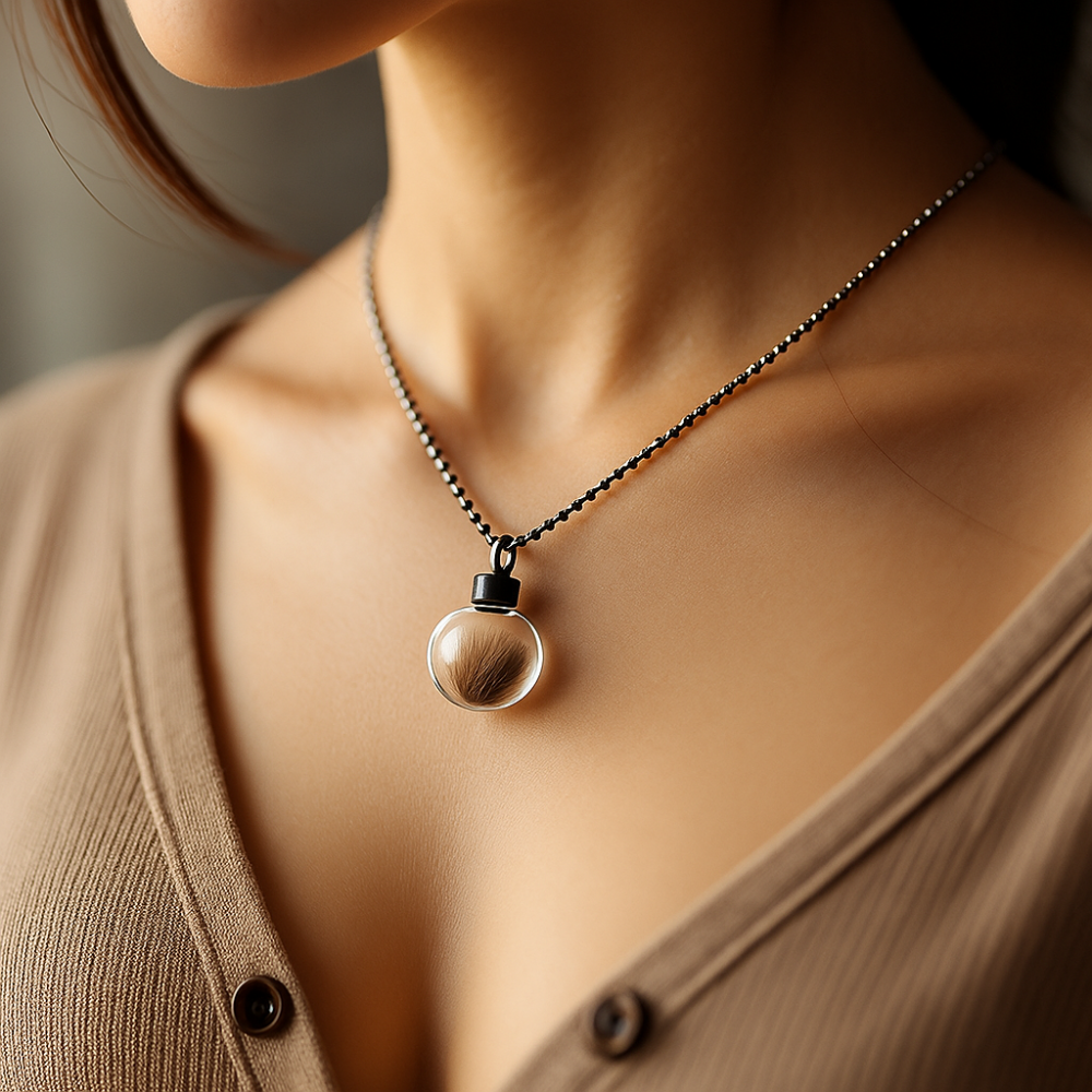 솔레르 소중한 추억보관 강아지 고양이 털목걸이 9,900원