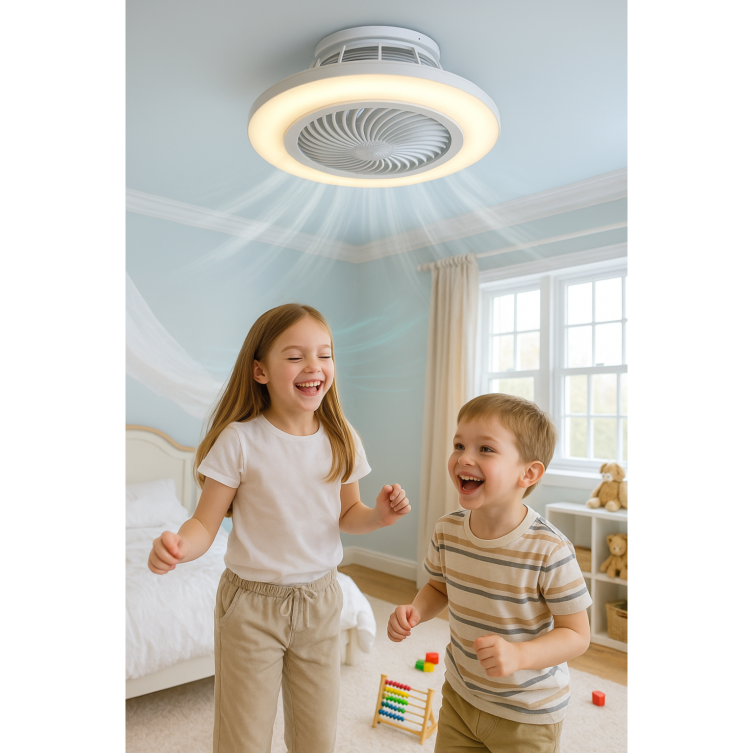 케이시조명 LED 천장선풍기 라이트에어 360 실링팬 방등 천장등 조명 KC인증 제품 모터 AS 5년 보장 128,000원