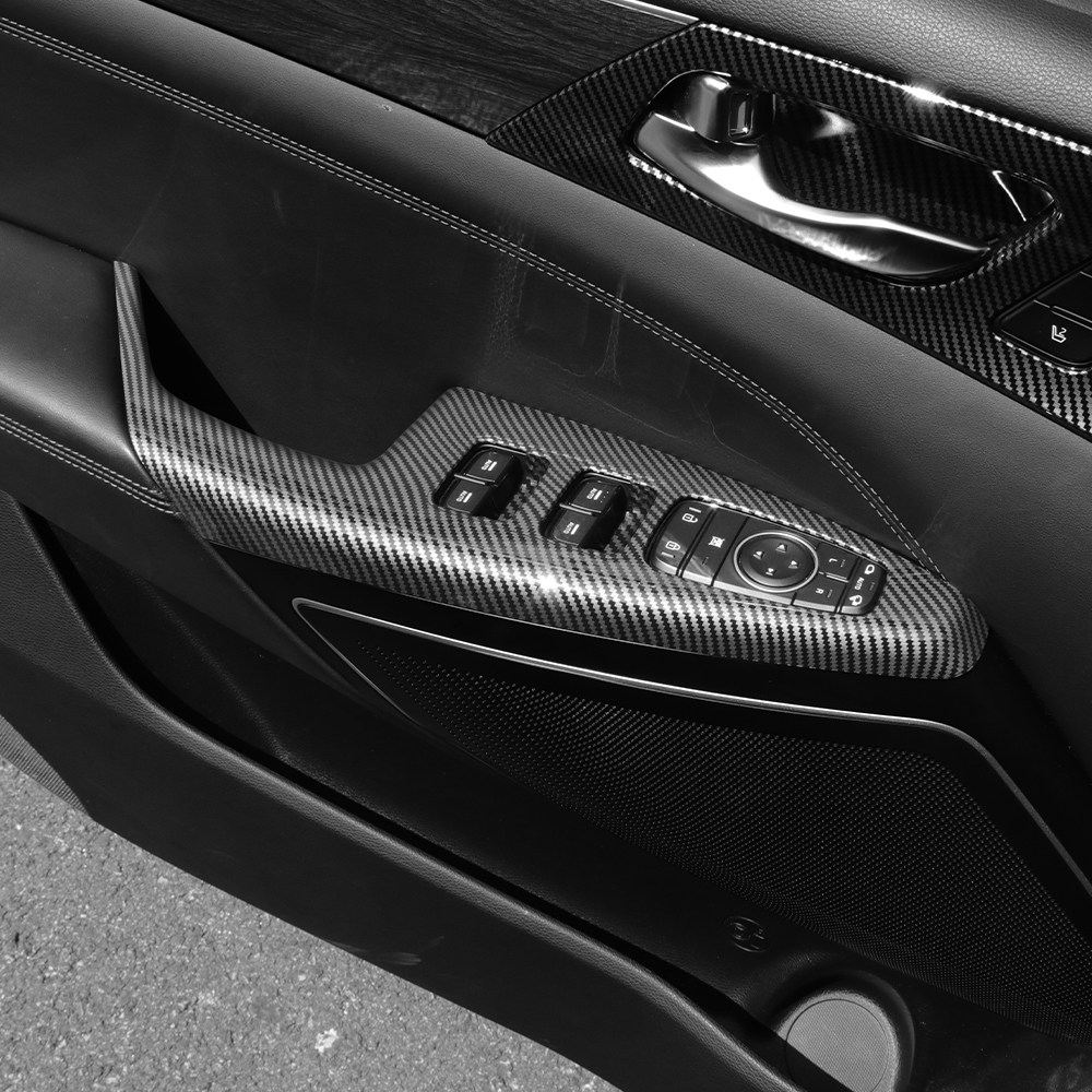 유투카 호환 올뉴 K7 실내 튜닝 윈도우스위치 커버 우드 카본 몰딩 용품 43,900원