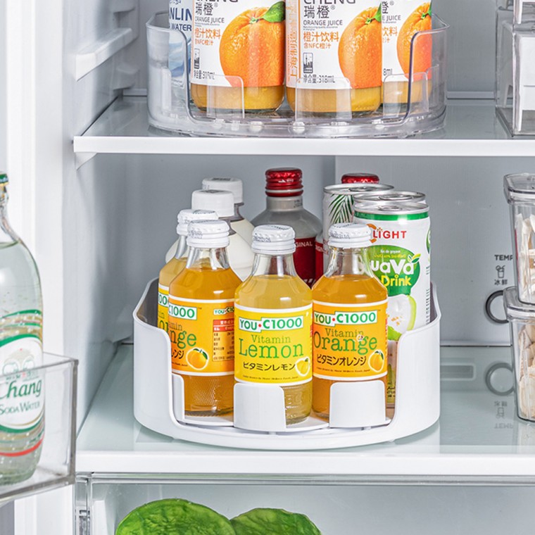 냉장고 수납 턴테이블 트레이 주방 음료 양념통 바구니 360도 회전 보관함 13,720원