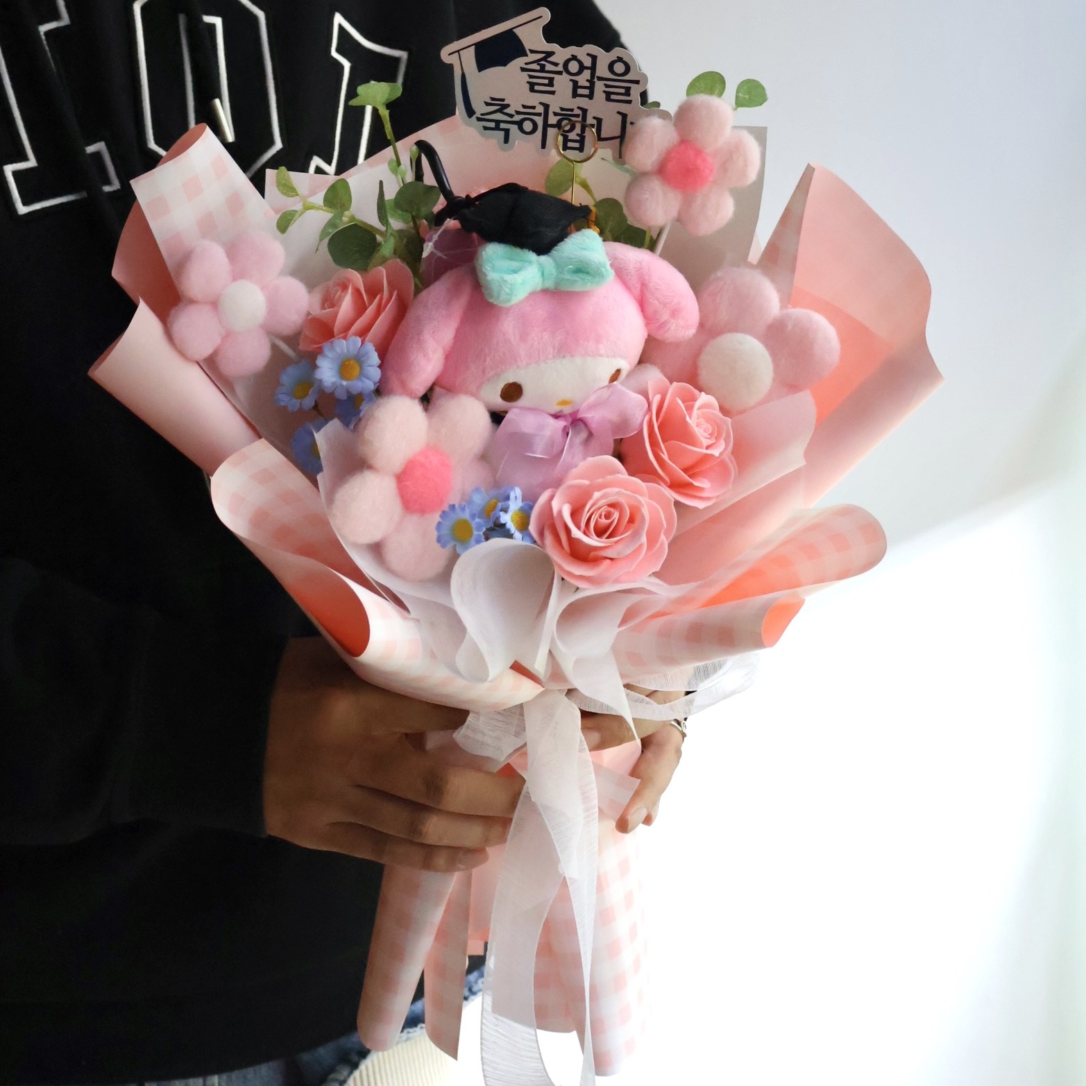 블루밍가든 학사모 인형꽃다발, 1개, 마이멜로디 29,900원