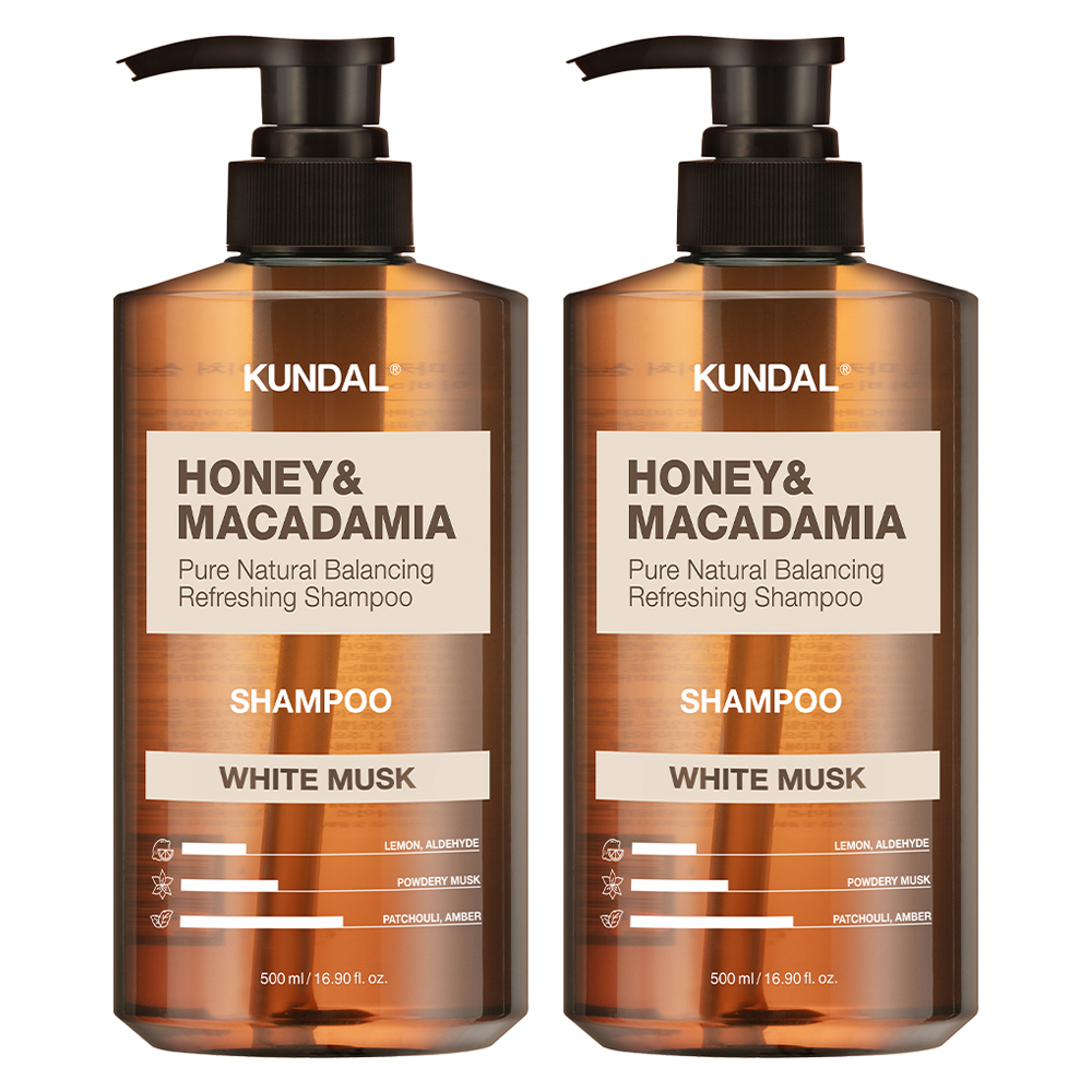 쿤달 허니 앤드 마카다미아 네이처 샴푸 화이트머스크향 15,500원