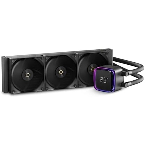 디지털 디스플레이가 장착된 Ocys Iota L24 Aio 쿨러 효율적인 냉각 펌프가 240mm AIO C 워터 조명 제어 최대 2000의 120mm PWM 팬 AMD 및 인텔 163,620원