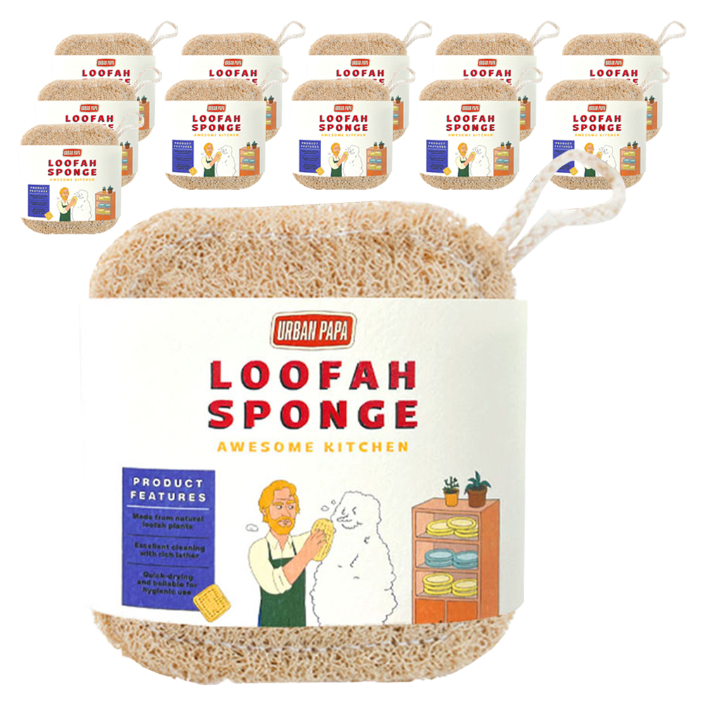 어반파파 어썸루파 천연수세미, 4개, 3세트, 현재가 26,700원