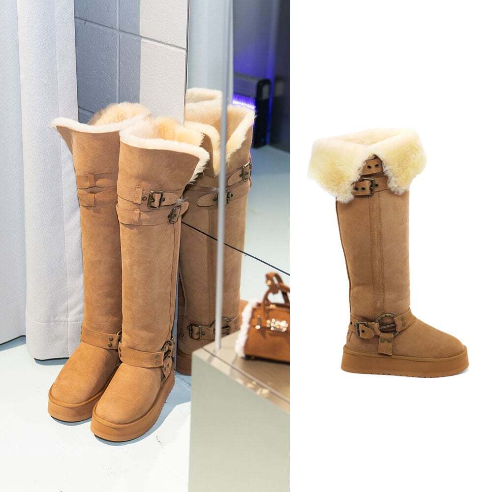 [빠른무료배송] 호주정품 럭스오즈 켄달 싸이 하이 롱 플랫폼 어그 부츠 (굽4.8cm) LUXOZ UGG LU801 180,910원