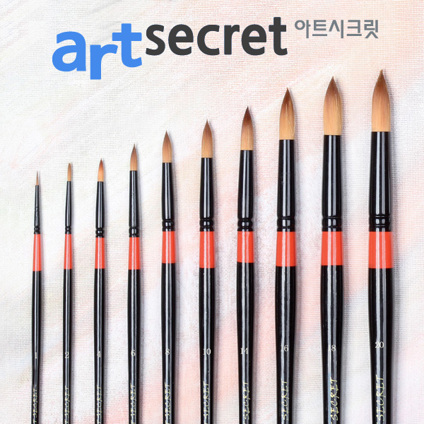 새한 아트시크릿 수채화 아크릴 고품질 붓 700 R 4,500원