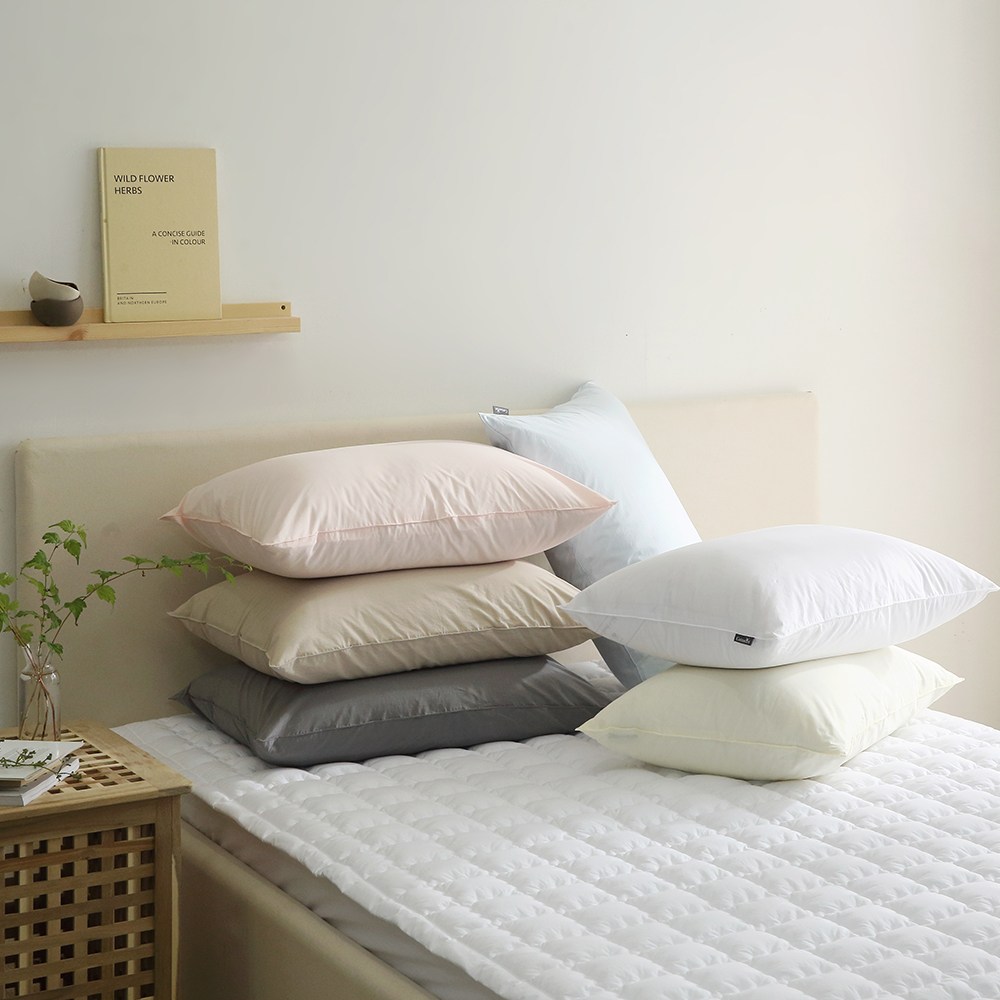 순면100% 60수 바이오워싱 베개커버 40x60/50x70 9색상 5,900원