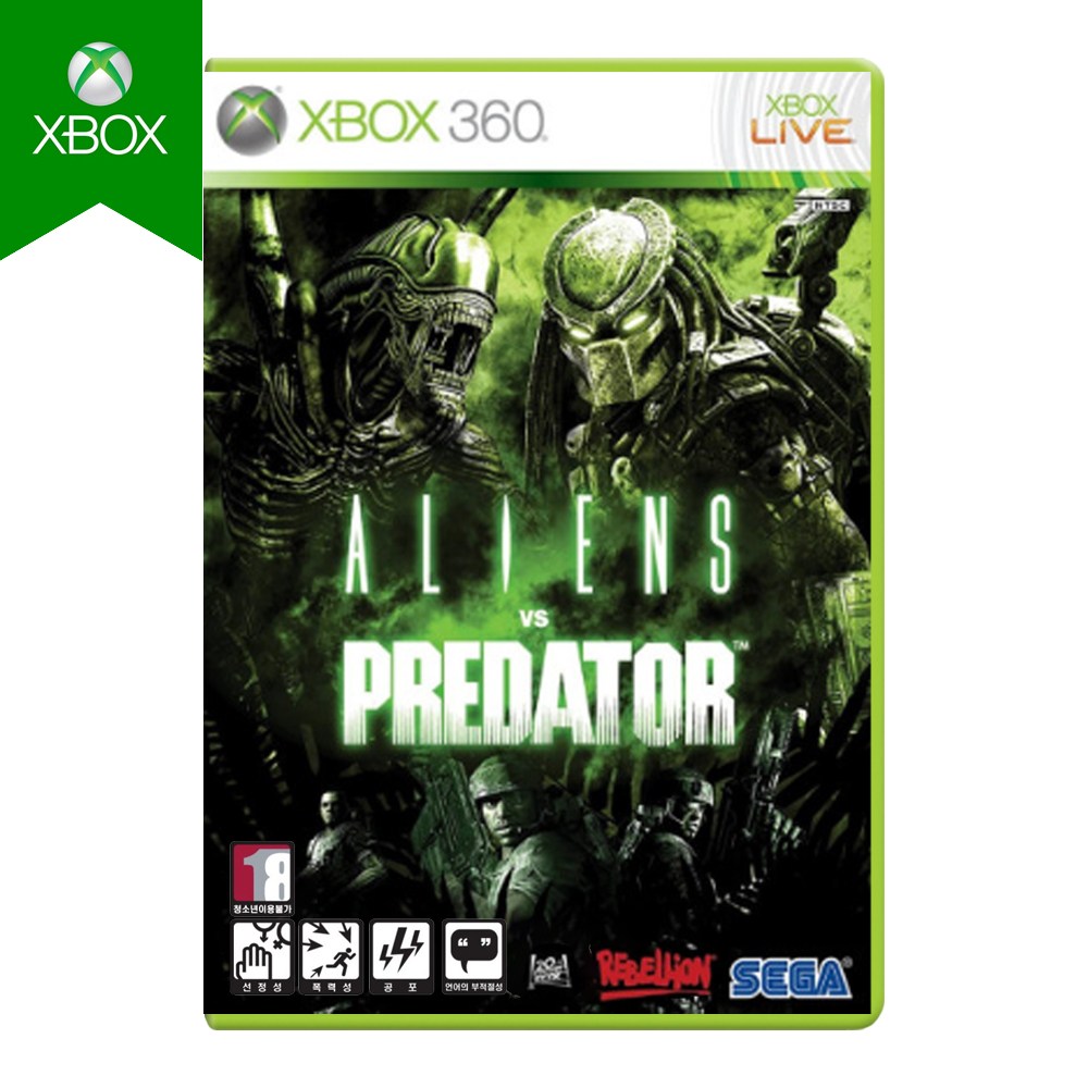 XBOX360 에일리언 vs 프레데터 영어 새제품 CD 98,000원