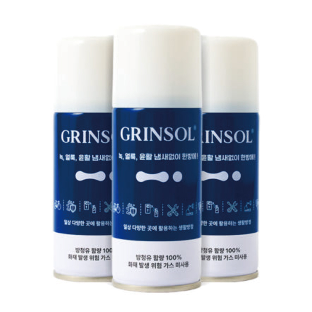 그린솔 미니 LPG가스없는 생활윤활방청제 100ml 3개, 현재가 25,000원