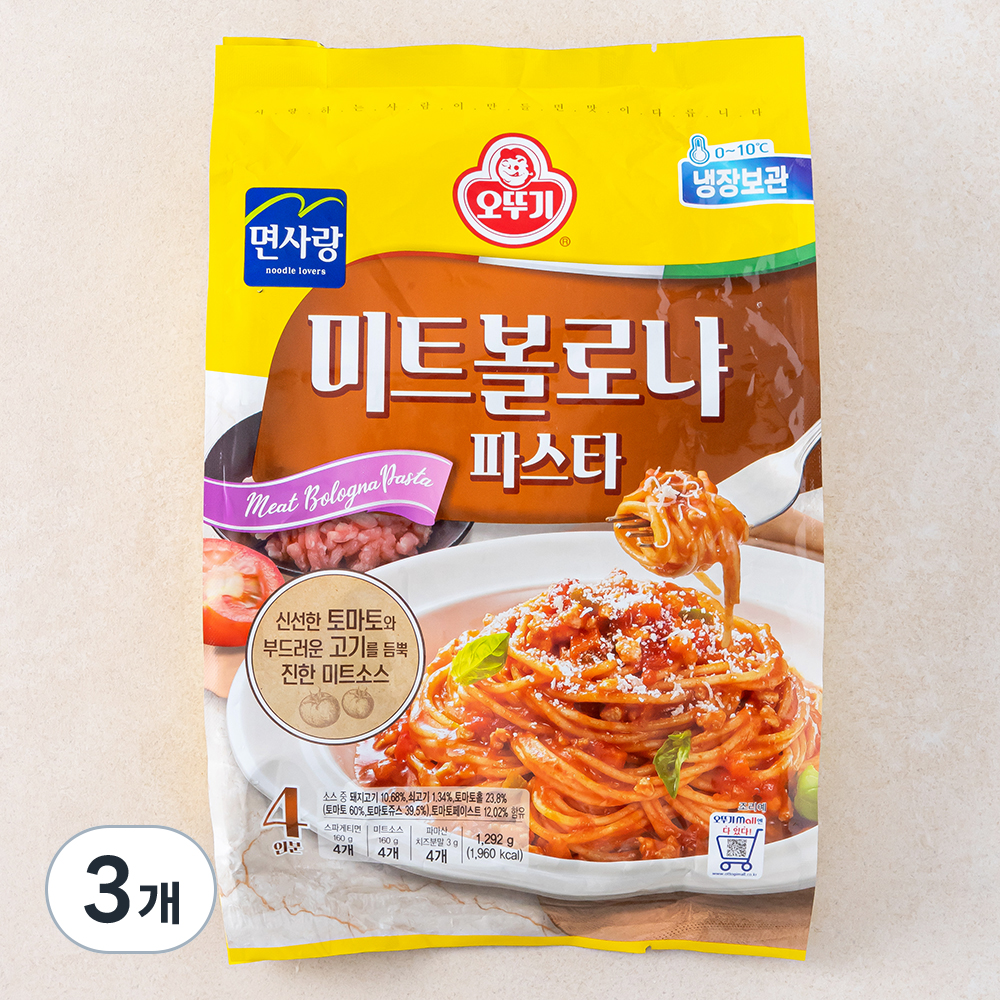 오뚜기 미트 볼로냐 파스타4인 25,470원