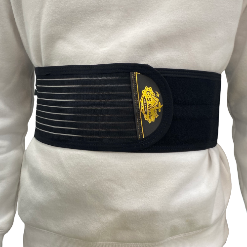 국산 허리보호대 고탄력 허리복대 스판 검정 23,000원