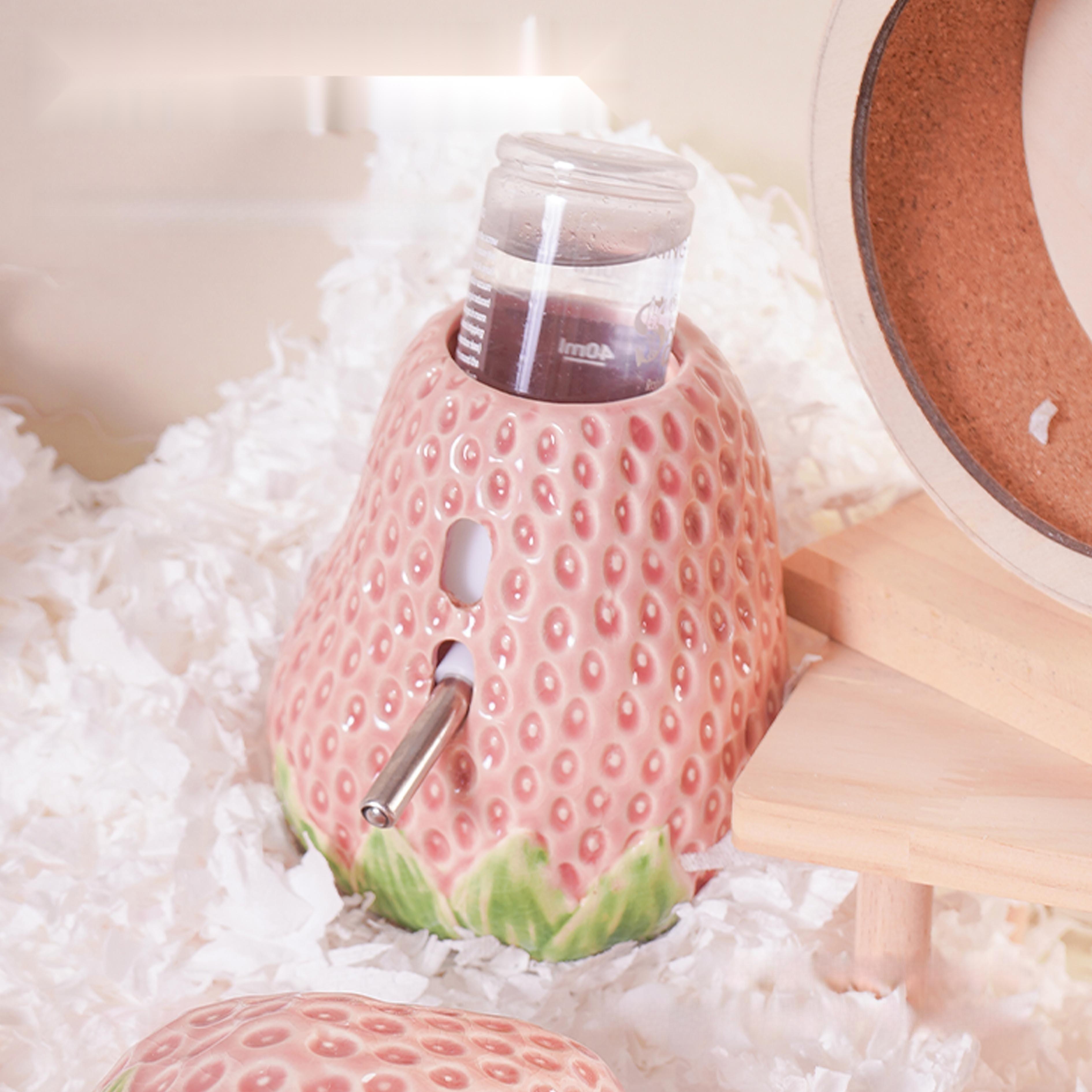 피그미 다람쥐 햄스터 소동물 고급 세라믹 급수기 은신처, 핑크, 1개 26,500원