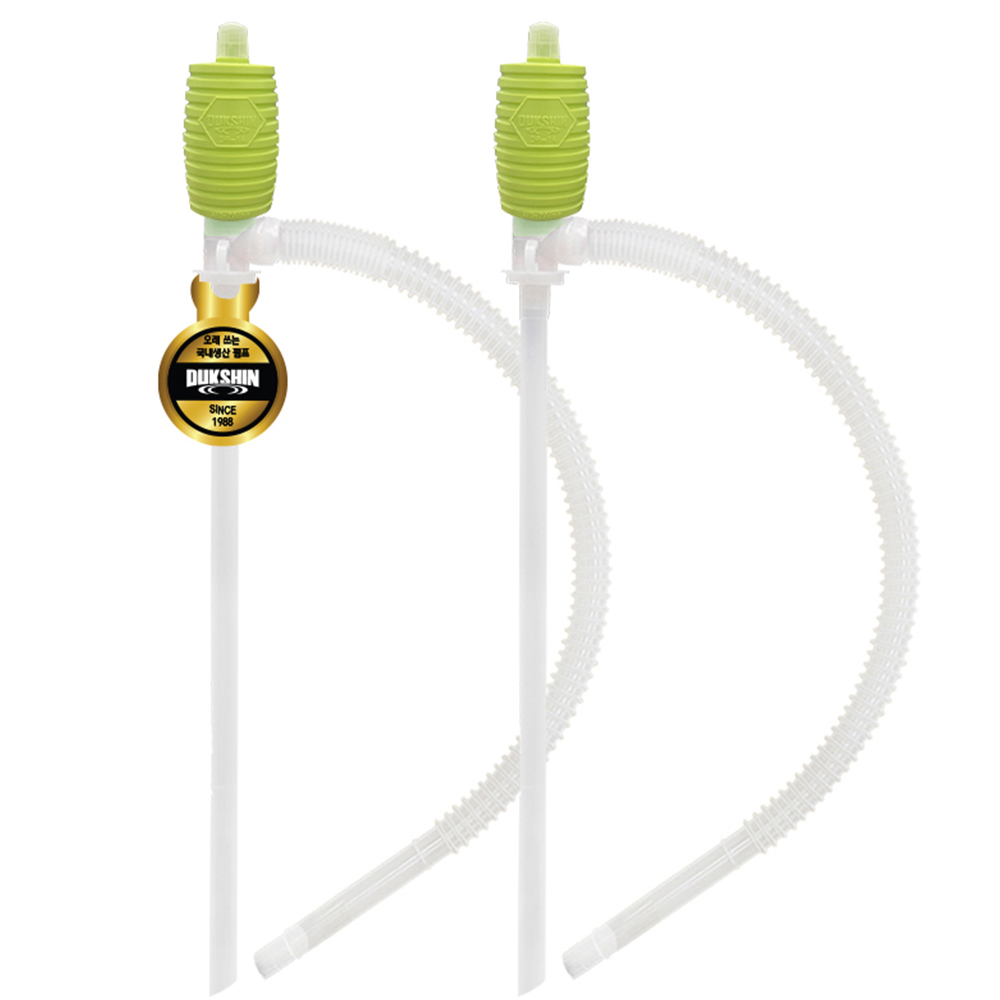 덕신 국내생산 자바라 호스 펌프 소형 연두색, 2개 4,900원