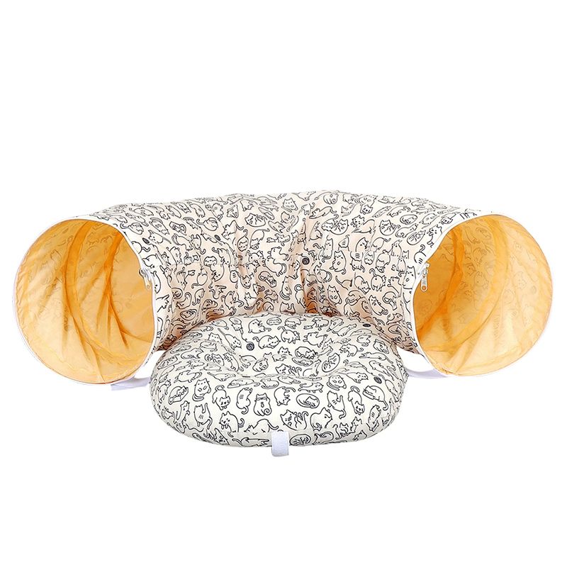 세븐펫 고양이 숨숨터널 하우스, Beige, 1개 40,100원