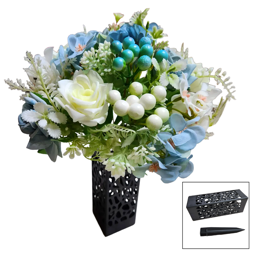 누아니 성묘 조화 납골당 봉안당 꽃 화분 세트 23,900원