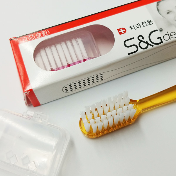 369마켓 (국산 치과칫솔 S&G) 교정V슬림모 1box 12개, 12개입, 1박스 11,000원
