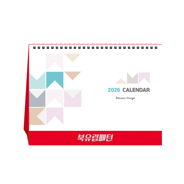 [탁상달력] 2026년 달력 북유럽패턴 캘린더 데스크 카렌다, 단품 1,800원