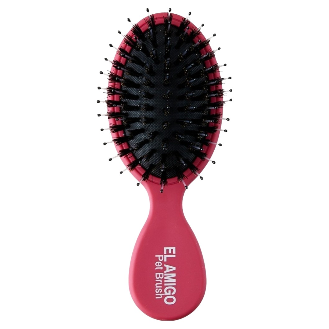 엘아미고 반려동물 브러쉬 140 x 55 mm, 비바마젠타, 1개 28,000원