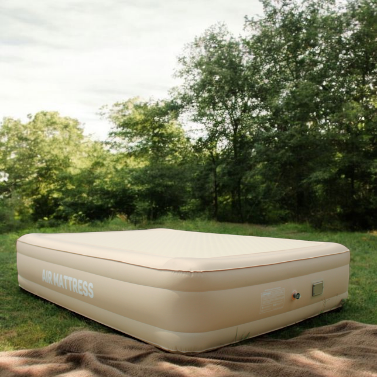 에이제이케이 [정품] 아이시니 휴대용 내장형 에어침대 더블 자충 캠핑 에어매트 200x150x40cm 198,000원