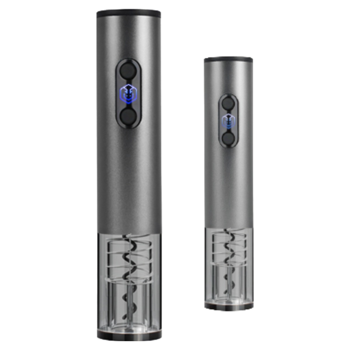 [언박싱팩토리]전동 와인 오프너 LED 원터치 와인따개 (본체+호일커터), 그레이 17,100원