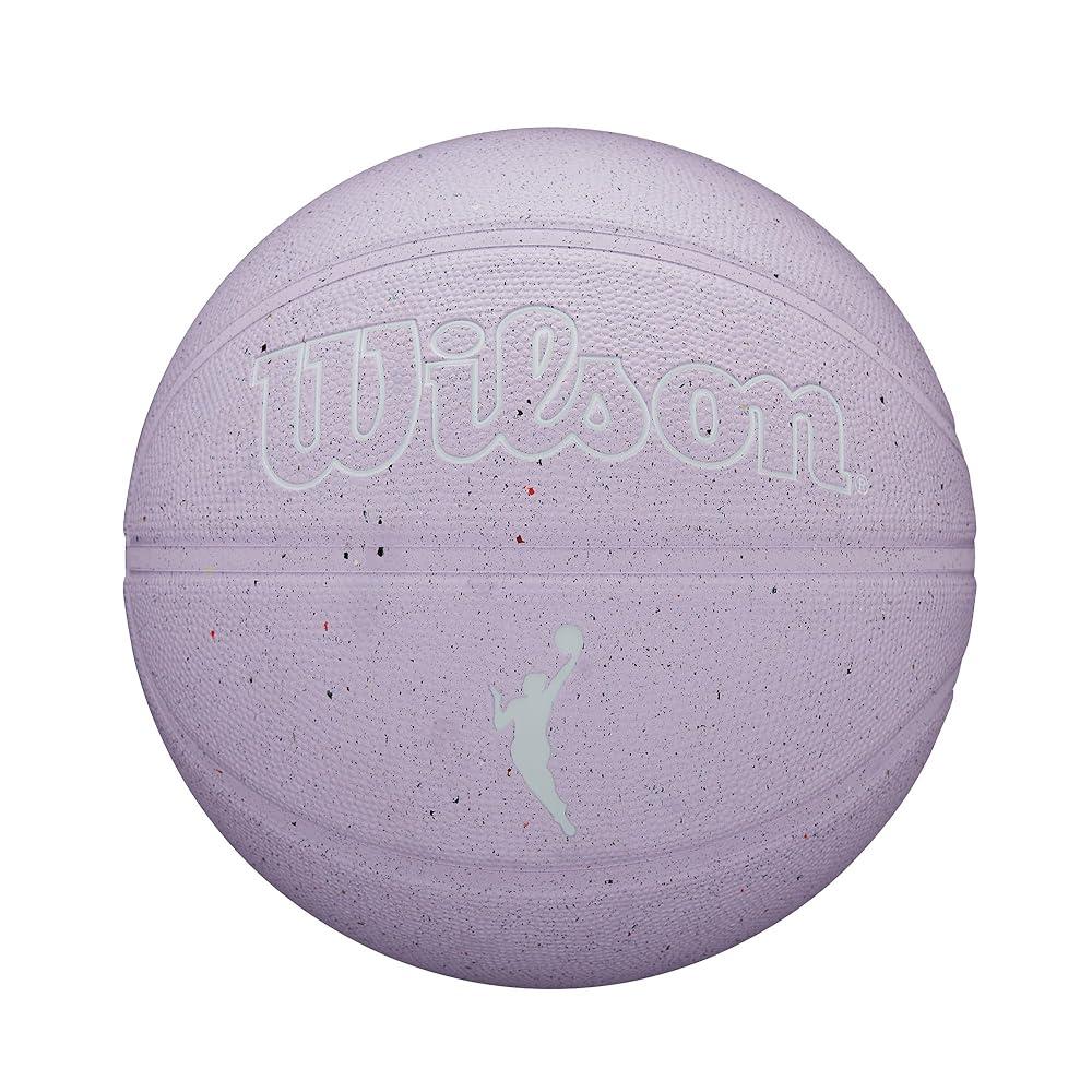 WILSON WNBA Heir 아웃도어 농구공 - 사이즈 15.2-72.4cm(6-28.5인치), 라벤더 윌슨, 라벤더 77,500원