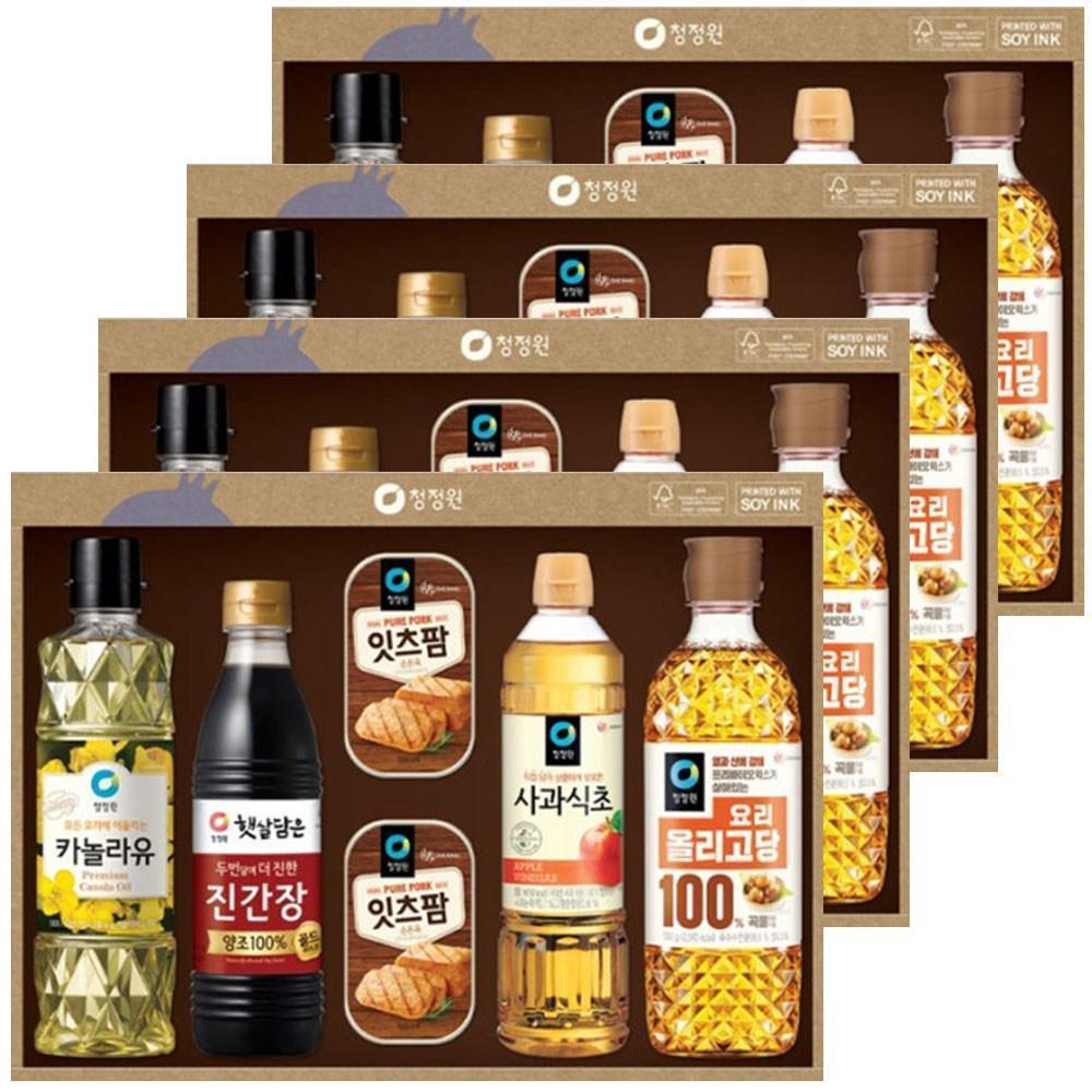 청정원선물세트 스페셜 S호x4세트(1BOX) +선물용 가방 / 명절선물, 4세트 54,590원