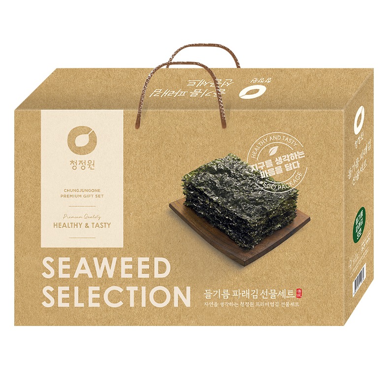 청정원 들기름파래김 9호 세트 + 쇼핑백 10,750원