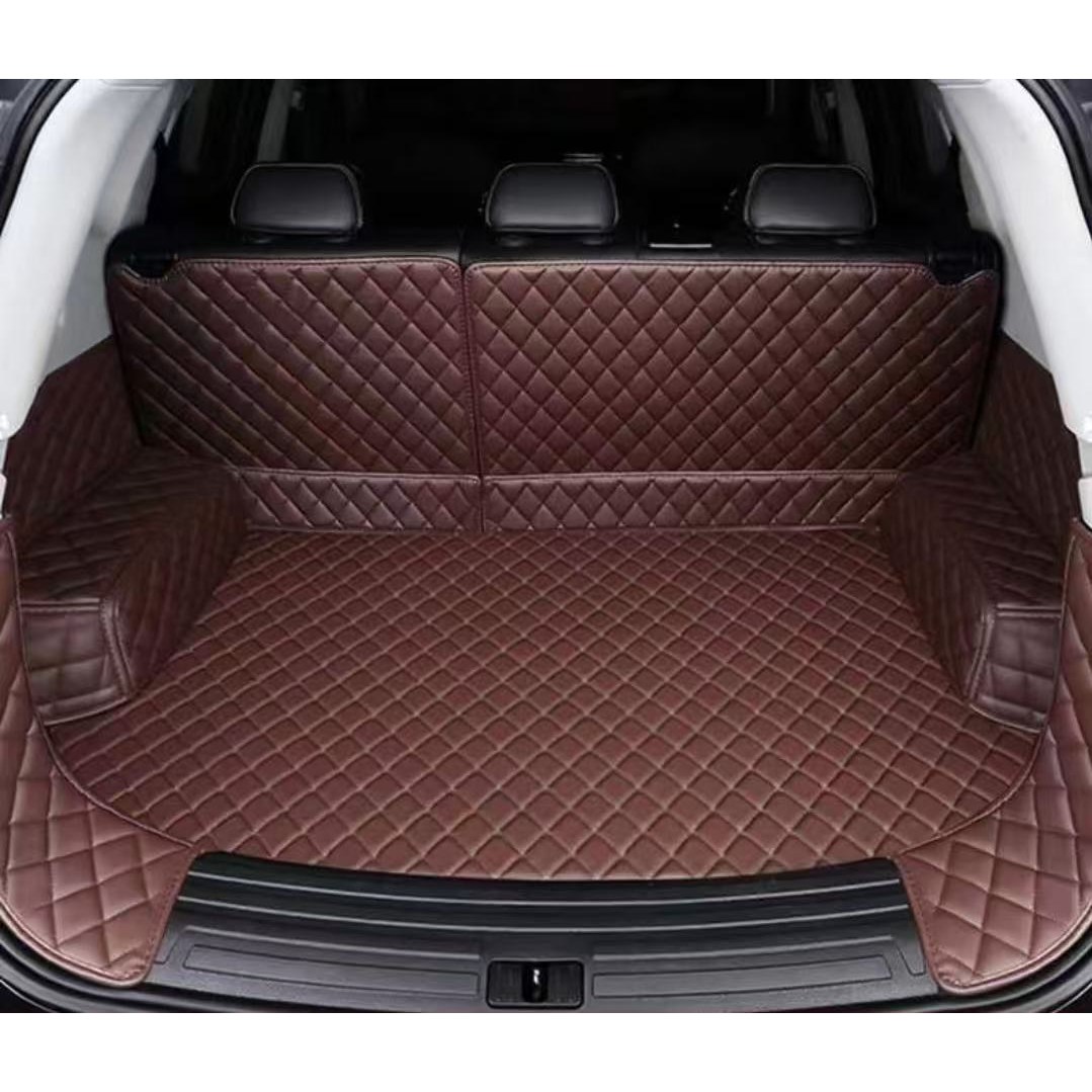 럭키카 GV80 트렁크매트 카매트 차박매트 (구형/페이스리프트) 방수 5 6 7 인승 (도어매트증정), 브라운, GV80 5인승/페이스리프트 109,000원