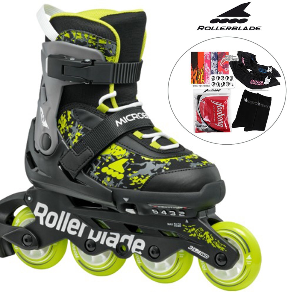 롤러블레이드 2025년 정품 아동 인라인스케이트 마이크로블레이드 SL 라임 5종사은품 235,000원