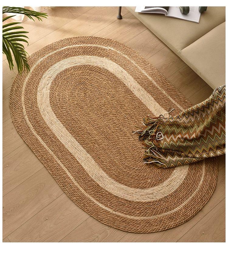 왕골 카펫 카페트 인테리어 수초 소파 황마 타원 46,100원