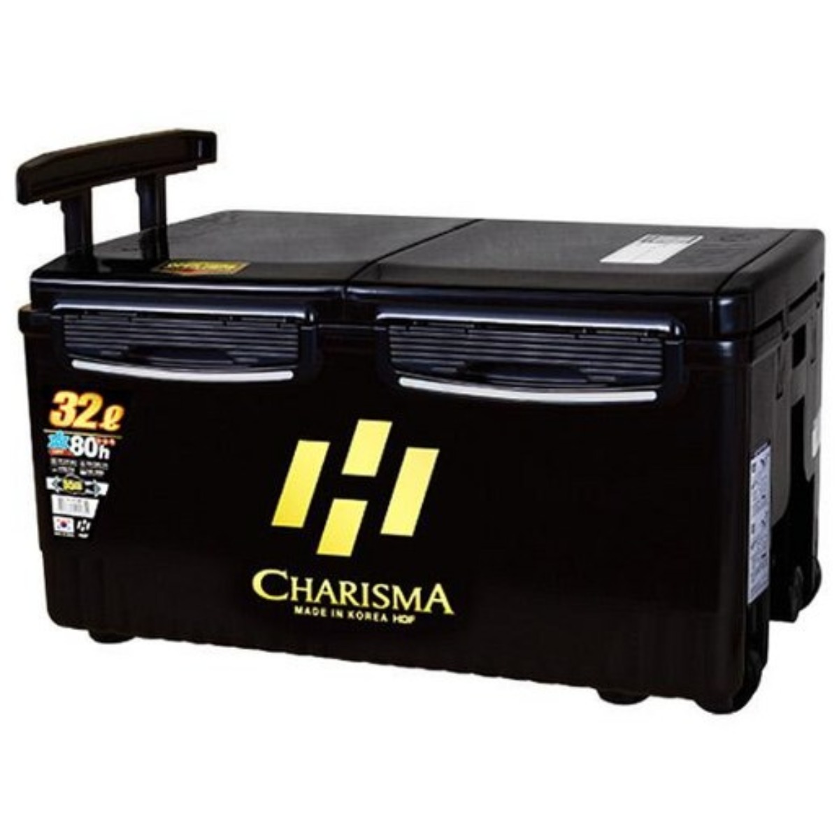 HDF 해동 카리스마 아이스박스 32리터 32L 광어 우럭 문어 한치쿨러 바퀴형 쿨러, 1개, 32L, 32L 블랙 197,000원