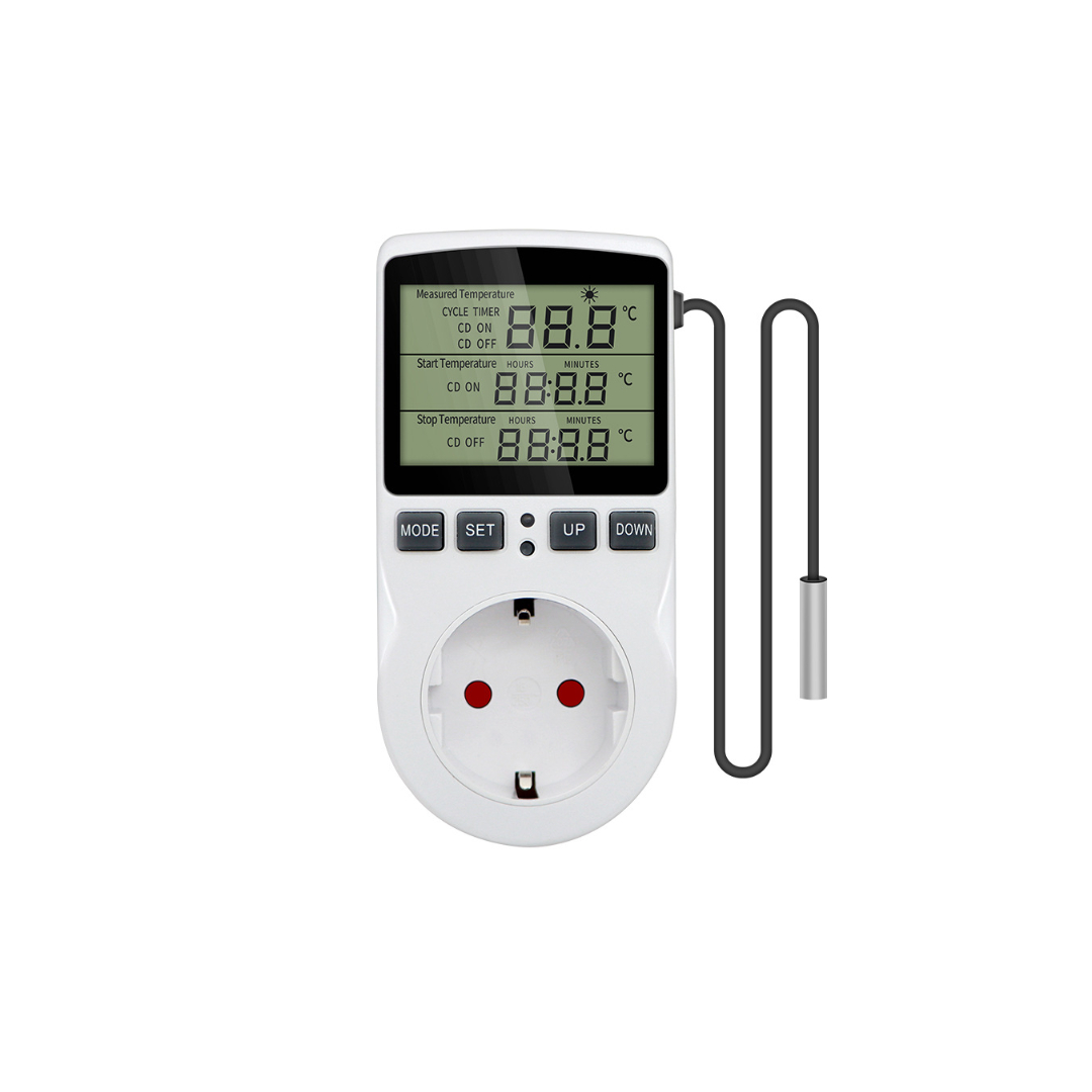 타이머 스위치 가열 냉각 ac 110v  230v가있는 다기능 타이머 소켓 온도 조절기 디지털 온도 컨트롤러 콘센트 35,200원