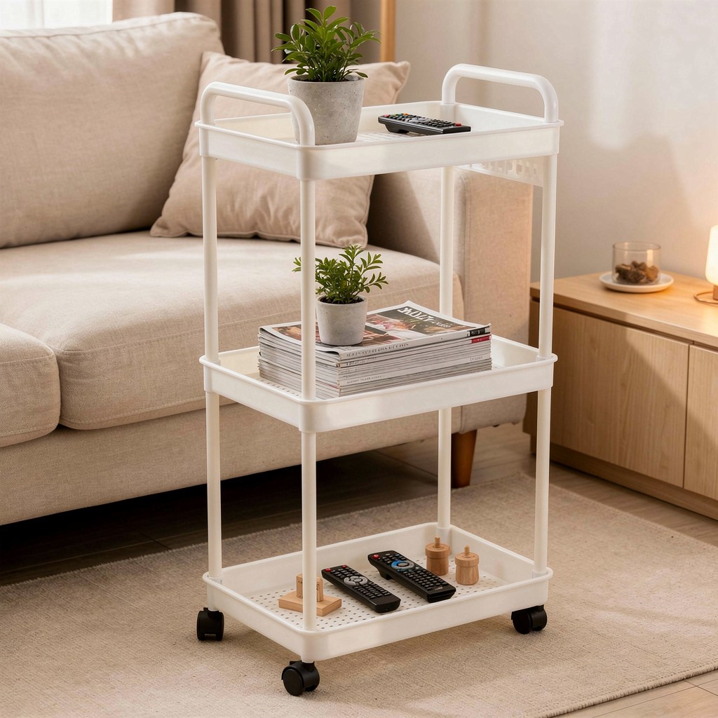 벨로딜 공간절약 정리끝판왕 조립식 멀티 트롤리 9,900원