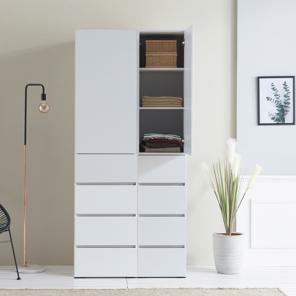 일송가구 300 400 500 바바 2M 키높이 틈새 옷장 서랍 수납장 긴옷장 152,900원