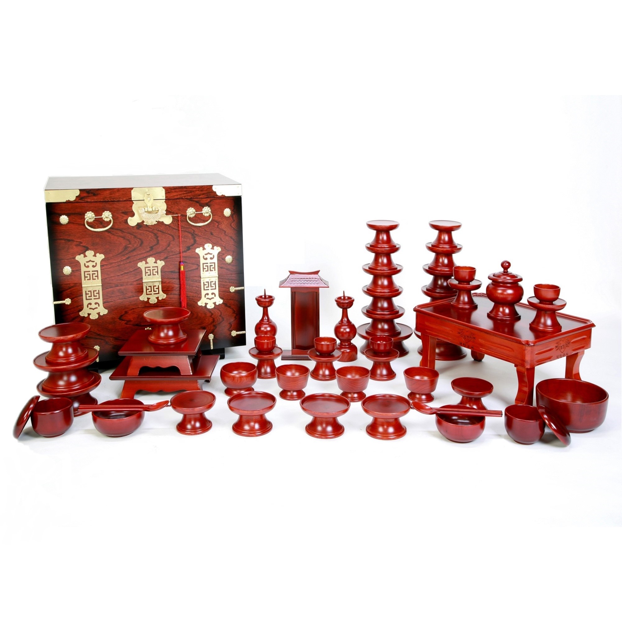 남원목기공예 문화재 물푸레 제기 55p+제기함, 물푸레 제기 55p+제기함, 1개 559,000원