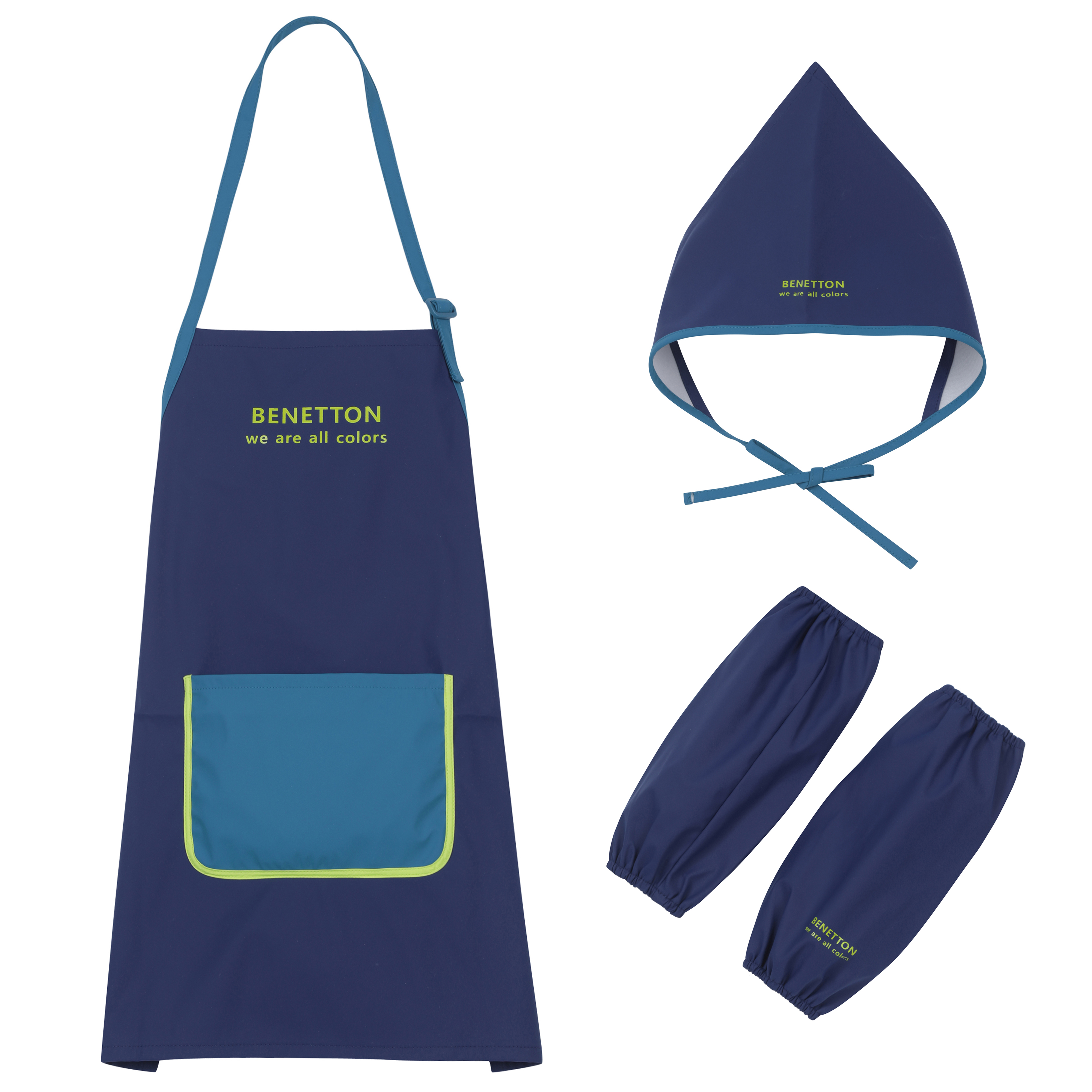 베네통키즈 아동용 팔레트 방수 앞치마 세트 QCETP1241NYOS 18,620원