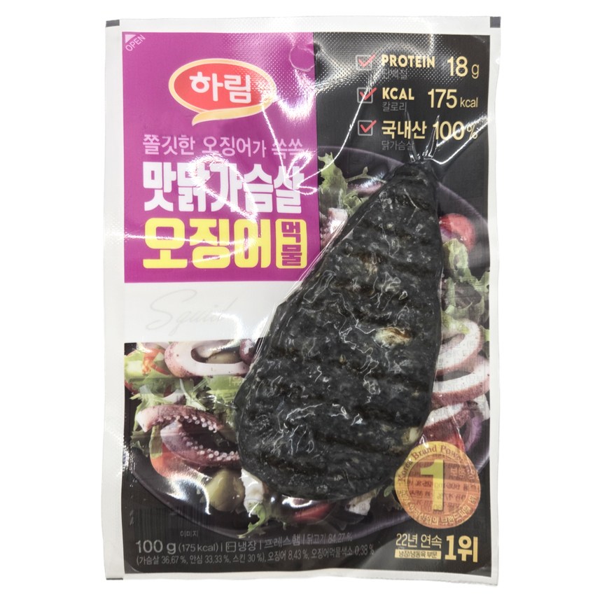 하림 맛닭가슴살 오징어 먹물 13,540원