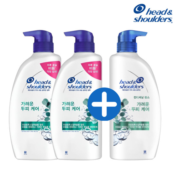 헤드앤숄더 가려운 두피케어 샴푸850ml 2개+린스850ml 1개 [HA05*2][HA07] 36,750원