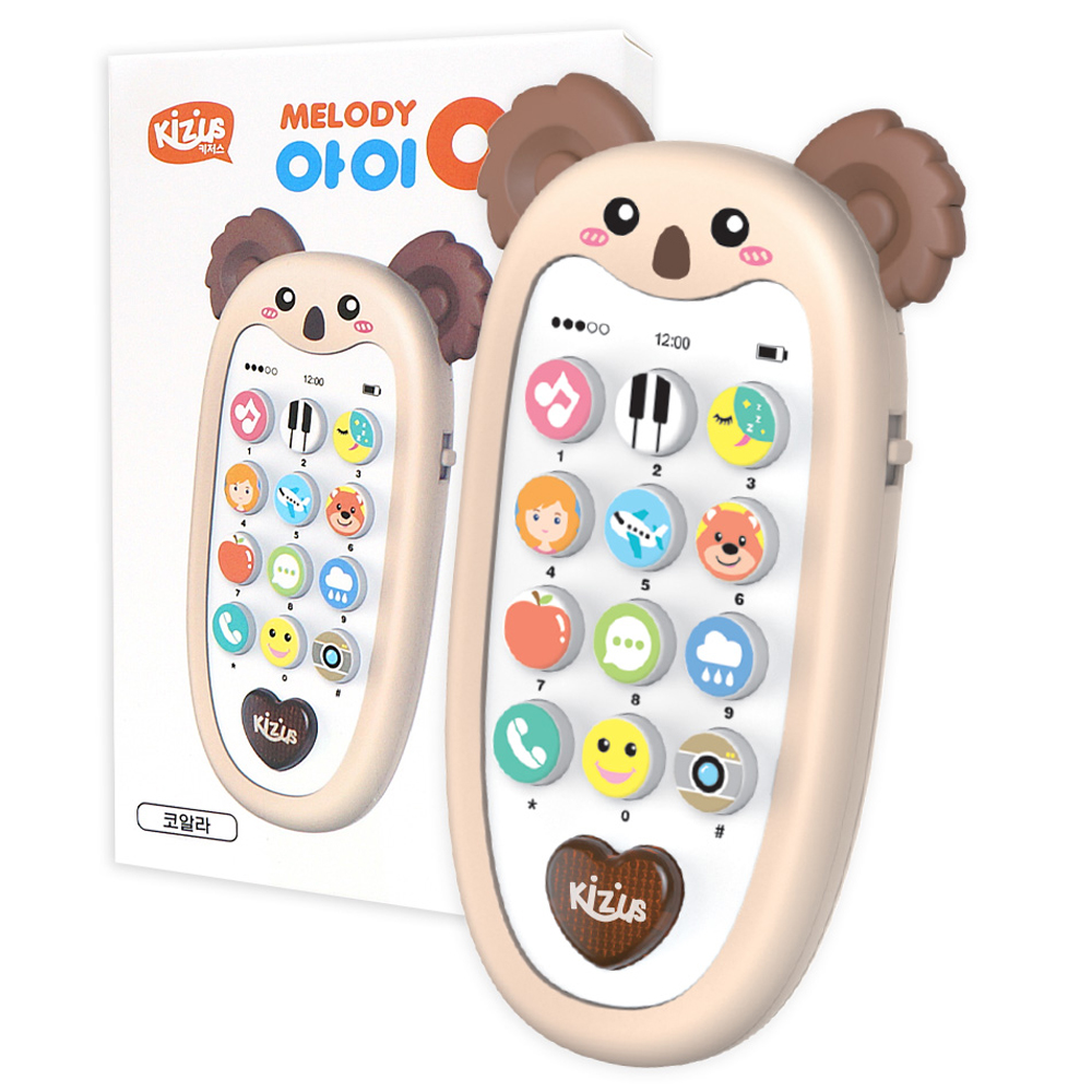키저스 핸드폰 장난감, 베이지 코알라, 1개 9,900원