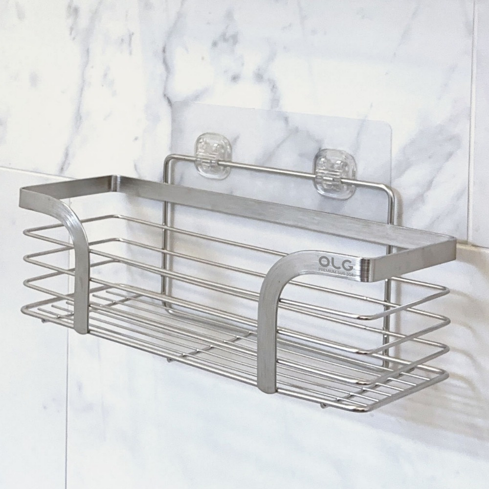 올지 무타공 욕실선반 젠다이 SUS304 스텐레스 모서리 접착식 22,900원